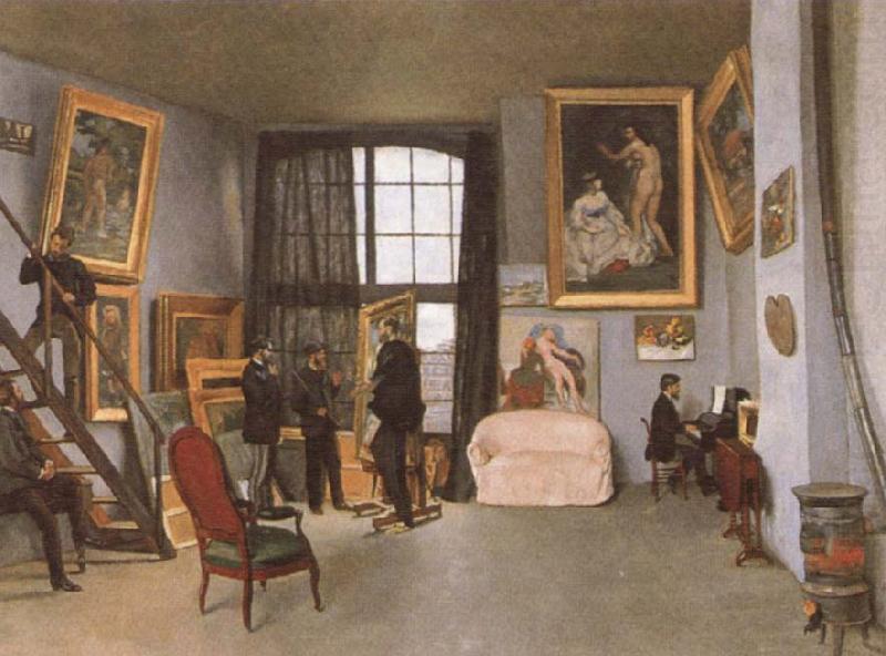 Frederic Bazille The artist-s Studio china oil painting image